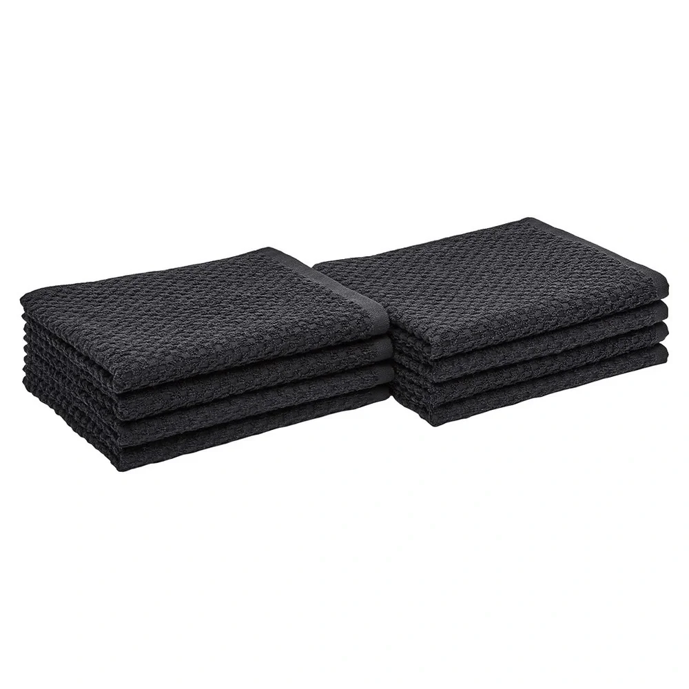 Amazon Basics 100% Cotton,Popcorn Texture Dish Towels, 28